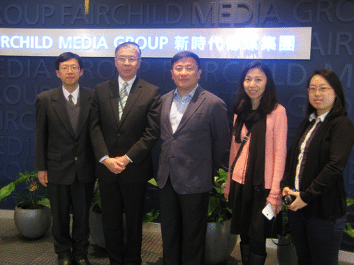 上海東方傳媒集團訪問團參觀新時代電視