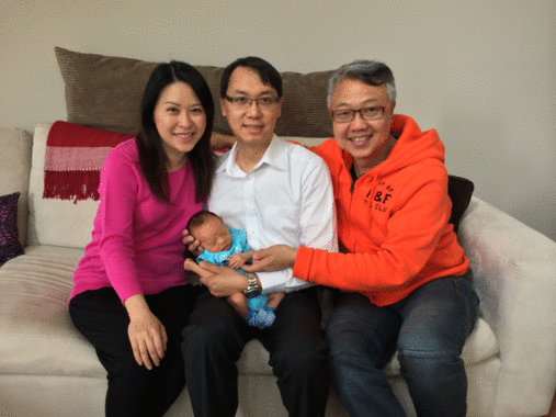 Ricky Cheung welcomed a newborn son to their family