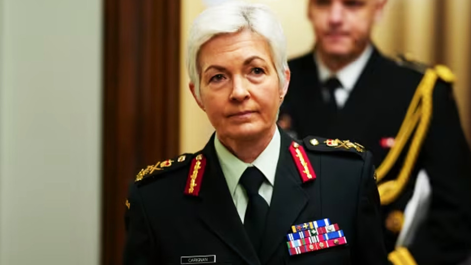 Jennie Carignan中將成為本國歷來第一位女性擔任加軍參謀總長